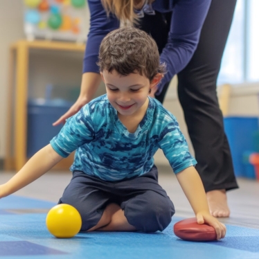 Child's Play Therapy Session: Developmental Activities with Therapist