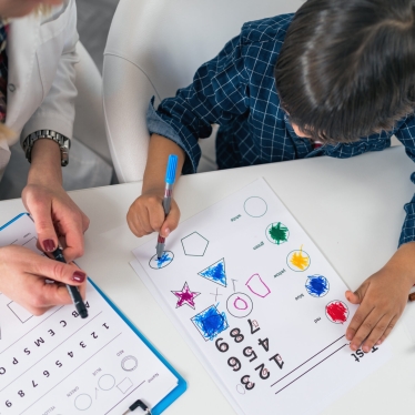 Psychology Test for Children - Toddler Coloring Shapes
